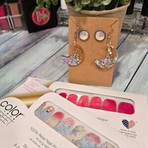 Color Street Press On Nail Design- Winter snowman